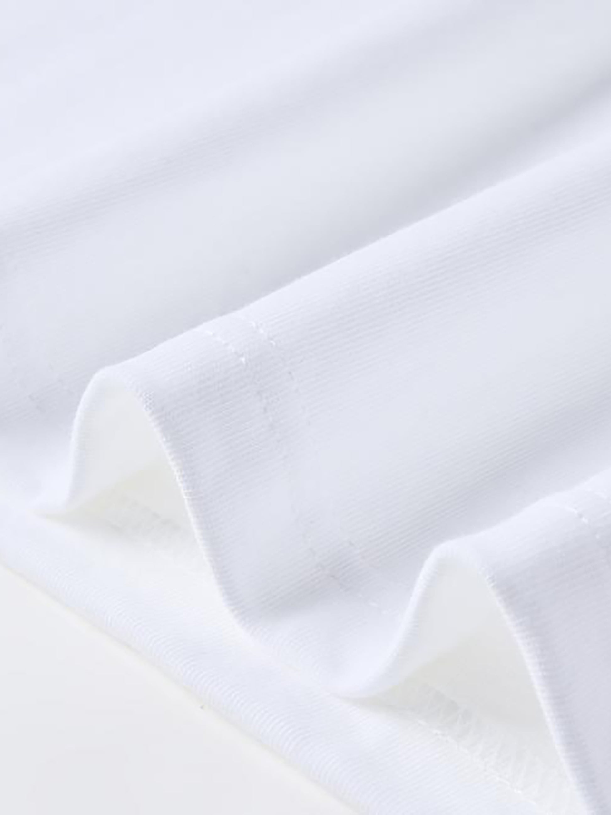 Pure Cotton,short sleeve,drop shoulder,round neck,mid waist,o-neck